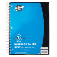 3 Subject Spiral Notebook Distribution Industrielle GC