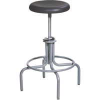 Tabouret de s&eacute;rie 600, Stationnaire, Ajustable, , Polyur&eacute;thane Si&egrave;ge, Noir Distribution Industrielle GC
