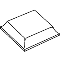 Bumpon Tapered Square Protective Bumpers Distribution Industrielle GC