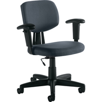 Chaise de travail, Tissu, Charbon Distribution Industrielle GC