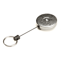 D&eacute;rouleurs autor&eacute;tractables originaux #485-HDK, Chrome, C&acirc;ble 48", Fixation Agrafe de ceinture Distribution Industrielle GC