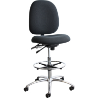 Chaises D.E.S. (dissipation &eacute;lectrostatique) Shoptech, Tissu, Bleu, Capacit&eacute; 275 lb Distribution Industrielle GC