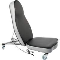 Chaise ergonomique Flex 2, Vinyle, Noir Distribution Industrielle GC
