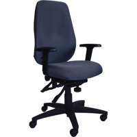 Cierra Petite Series Ergonomic Chairs, Fabric, Grey, 300 lbs. Capacity Distribution Industrielle GC