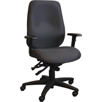 Cierra Ergonomic Chairs, Fabric, Black, 275 lbs. Capacity Distribution Industrielle GC