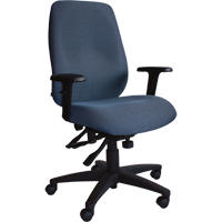 Cierra Ergonomic Chairs, Fabric, Blue, 250 lbs. Capacity Distribution Industrielle GC