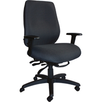 Cierra Heavy Duty Ergonomic Chairs, Fabric, Black, 400 lbs. Capacity Distribution Industrielle GC