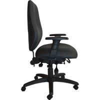 Cierra Heavy Duty Ergonomic Chairs, Fabric, Black, 400 lbs. Capacity Distribution Industrielle GC