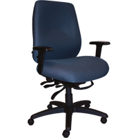 Chaises ergonomiques robustes Cierra , Tissu, Bleu, Capacit&eacute; 400 lb Distribution Industrielle GC