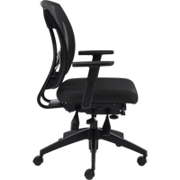 Chaises &agrave; bras Multi-Tilter, Tissu, Charbon, Capacit&eacute; 300 lb Distribution Industrielle GC