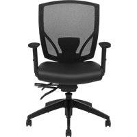 Chaises &agrave; bras Multi-Tilter, Vinyle, Noir, Capacit&eacute; 300 lb Distribution Industrielle GC