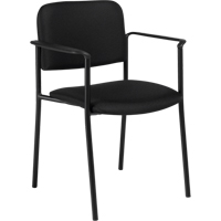 Stacking Chairs, Fabric, 32" High, 300 lbs. Capacity, Black Distribution Industrielle GC