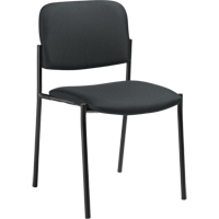 Armless Stacking Chairs, Fabric, 32" High, 300 lbs. Capacity, Charcoal Distribution Industrielle GC