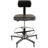 TF160 Industrial Grade Ergonomic Chair, Mobile, Adjustable Height, 300 lbs. Capacity Distribution Industrielle GC