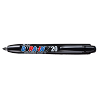 Dura-Ink&reg; #20 Permanent Marker, Black, Fine Tip Distribution Industrielle GC