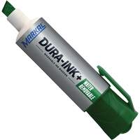 Dura-Ink&reg; WashAway Ink Marker, Green, Chisel Tip Distribution Industrielle GC