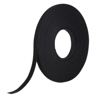 Ruban d'attaches One-Wrap, Boucle et crochet, 25 vg x 1/2", Auto-aggripant, Noir Distribution Industrielle GC