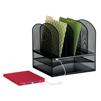 Organisateur de bureau avec alimentation USB Onyx Distribution Industrielle GC