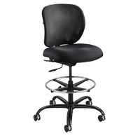 Vue Heavy-Duty Stool, Nylon, Black, 350 lbs. Capacity Distribution Industrielle GC
