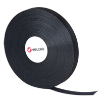Attaches QWIK, Boucle et crochet, 25 vg x 3/4", Auto-aggripant, Noir Distribution Industrielle GC