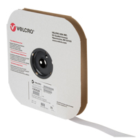 Ruban d'attaches, Crochet, 25 vg x 1", Cousu, Blanc Distribution Industrielle GC