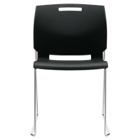 Chair, Plastic, 32-1/2" High, 300 lbs. Capacity, Black Distribution Industrielle GC