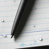 Stylo en m&eacute;tal &agrave; l'&eacute;preuve des intemp&eacute;ries, Bleu, 0,8 mm, R&eacute;tractable Distribution Industrielle GC