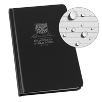 Bound Book, Hard Cover, Black, 160 Pages, 4-5/8" W x 7-1/4" L Distribution Industrielle GC