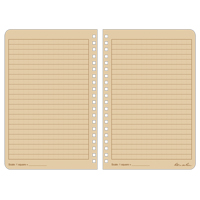 Carnet de notes de poche &agrave; spirale lat&eacute;rale, Couverture souple, Havane, 64 Pages, 4-5/8" , 7"  Distribution Industrielle GC