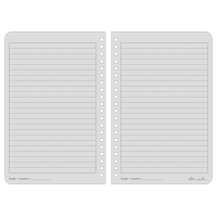 Carnet de notes de poche &agrave; spirale lat&eacute;rale, Couverture souple, Noir, 64 Pages, 4-5/8" , 7"  Distribution Industrielle GC