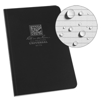 Livre reli&eacute; Field-Flex, Couverture souple, Noir, 128 Pages, 4-5/8" , 7-1/4"  Distribution Industrielle GC