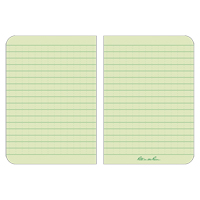 Livre m&eacute;mo, Couverture souple, Havane, 112 Pages, 3-1/2" , 5"  Distribution Industrielle GC
