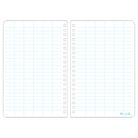 Carnet de notes de poche &agrave; spirale lat&eacute;rale, Couverture souple, Jaune, 64 Pages, 4-5/8" , 7"  Distribution Industrielle GC