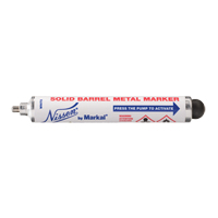 Nissen&reg; Solid Barrel Metal Marker, Liquid, White Distribution Industrielle GC