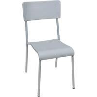 Ventura Stacking Chair, Polypropylene, 36" High, 300 lbs. Capacity, Grey Distribution Industrielle GC