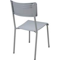 Ventura Stacking Chair, Polypropylene, 36" High, 300 lbs. Capacity, Grey Distribution Industrielle GC