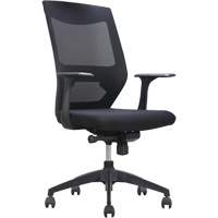 Chaise de bureau ajustable &agrave; basculement synchronis&eacute; s&eacute;rie Activ, Tissu/Mailles, Noir, Capacit&eacute; 275 lb Distribution Industrielle GC
