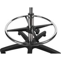 Tabouret robuste et ergonomique, Stationnaire, Ajustable, 39” - 48”, Polyur&eacute;thane Si&egrave;ge, Noir Distribution Industrielle GC
