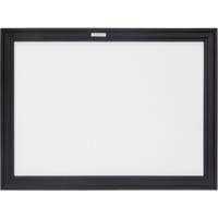 Black MDF Frame Whiteboard, Dry-Erase/Magnetic, 24" W x 18" H Distribution Industrielle GC