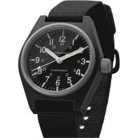 Montre au quartz d'usage g&eacute;n&eacute;ral avec MaraGlo, Analogique, &agrave; piles, 0,6" la x 1,3" p x 0,4" h, Noir Distribution Industrielle GC