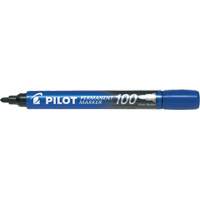 Marqueur permanent s&eacute;rie 100, Bleu, Pointe Ronde Distribution Industrielle GC