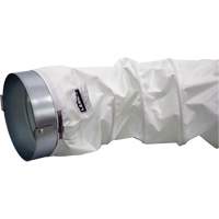 Trousse de canalisation de distribution blanc 12" x 12", adaptateur et bride Distribution Industrielle GC