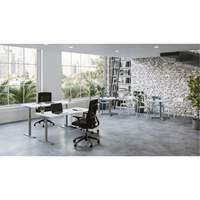 Table rectangulaire &agrave; hauteur r&eacute;glable Newland Distribution Industrielle GC