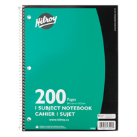 1 Subject Spiral Notebook Distribution Industrielle GC