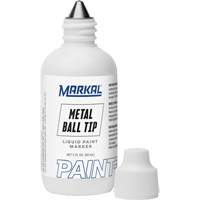 Marqueur Paint-Riter avec pointe en bille m&eacute;tallique, Liquide, Blanc Distribution Industrielle GC
