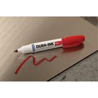 Marqueur Dura-Ink no 55, Rouge, Pointe Ciseau Distribution Industrielle GC