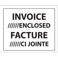 Pochettes pour bordereau d'exp&eacute;dition, 4" lo x 5" la, Style Insertion par l'arri&egrave;re Distribution Industrielle GC