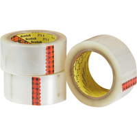 Scotch&reg; 375 Box Sealing Tape, Hot Melt Adhesive, 3.2 mils, 48 mm (1-22/25") x 50 m (164') Distribution Industrielle GC