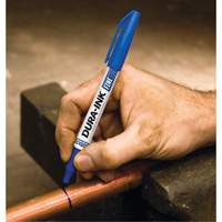Marqueurs Dura-Ink - no 15, Bleu, Pointe Fin Distribution Industrielle GC