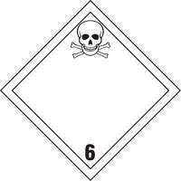&eacute;tiquettes d'exp&eacute;dition TMD, Classe 6,1, Substances toxiques, Vinyle Distribution Industrielle GC